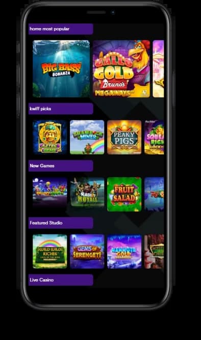 Kwiff Casino Mobile